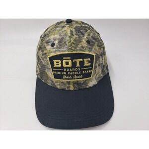 Bote Boards Premium Paddle Brand Camo Full Mesh Trucker Snapback Hat Cap Green